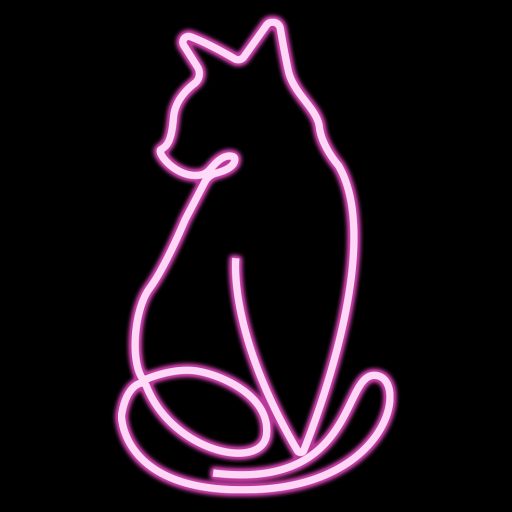 gato cursivo